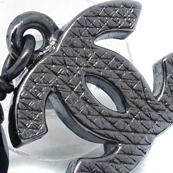 Chanel Dangle Piercing Earrings Silver - Picture 5 of 5